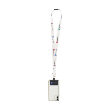 Logotrade advertising products photo of: Lanyard Sublimation Safety RPET 2 cm with Patch